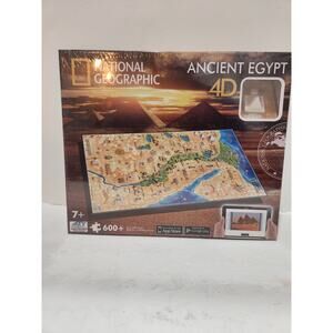 National Geographic Ancient Egypt Jigsaw Puzzle, 650+ Piece - 4D Cityscape - New